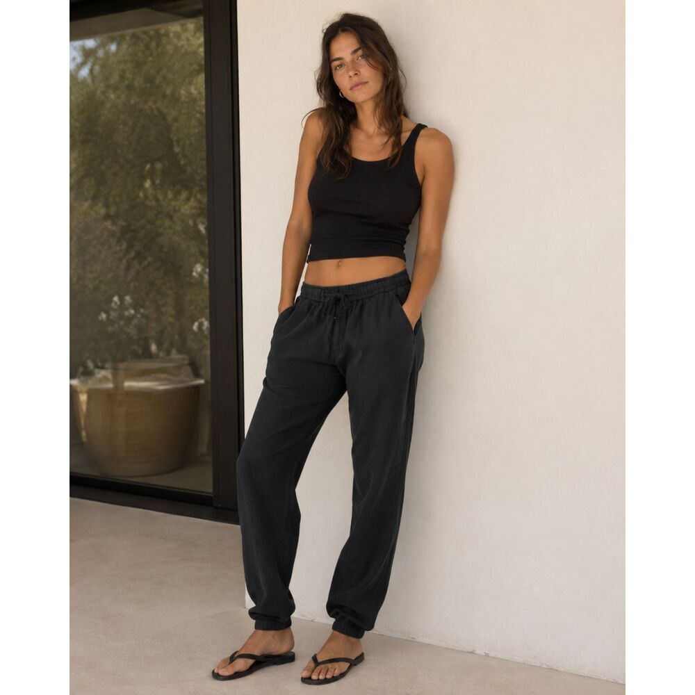 JAMES PERSE Los Angeles Black Jogger Pants Trousers   Women's Size 3 Large